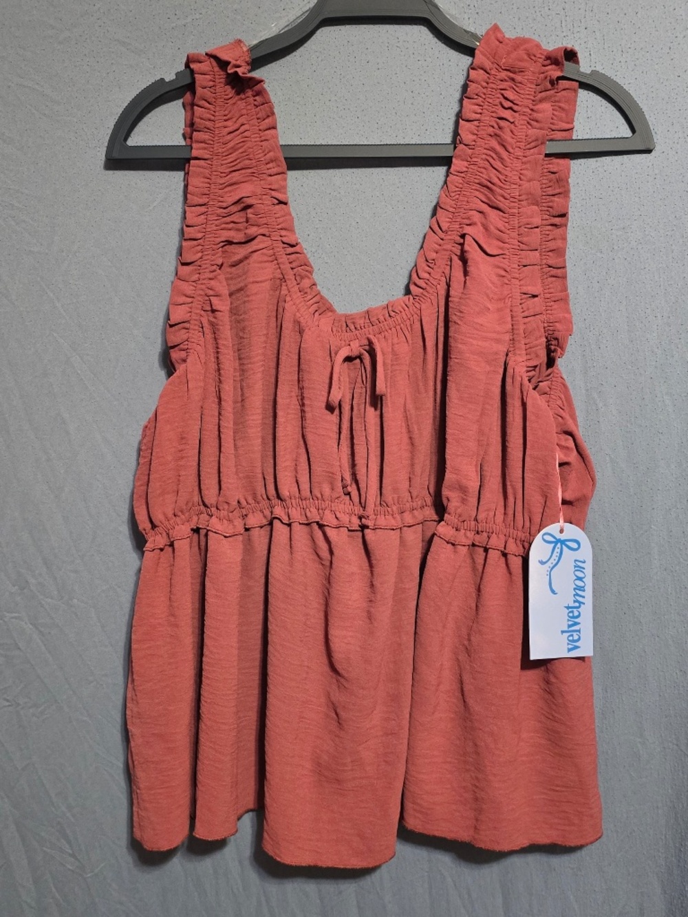 Velvet Moon Tank NWT sz 2x Boho Cute